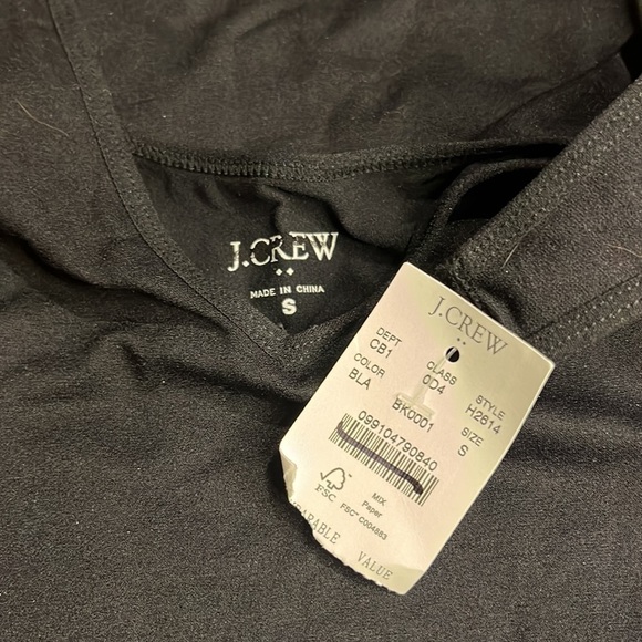 J. Crew Factory layering tank top black H2614 Black - Picture 4 of 5
